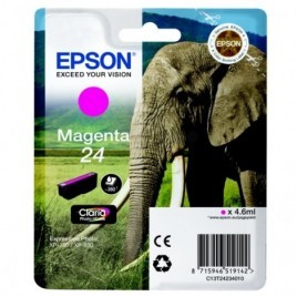 ORIGINAL EPSON T2423 Magenta - Eléphant - 4.6ml - 360 pages