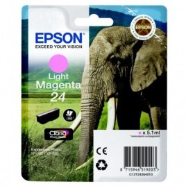 ORIGINAL EPSON T2426 Magenta clair - Eléphant - 5.1ml - 360 pages