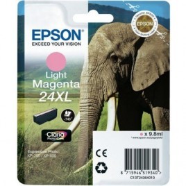 ORIGINAL EPSON T2436 XL Magenta clair - Eléphant - 9.8ml - 740 pages