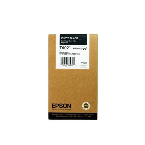 ORIGINAL EPSON T6021 (C13T602100) Noire Photo