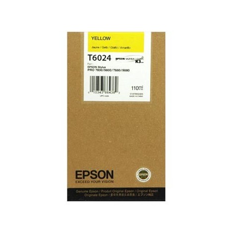 ORIGINAL EPSON T6024 (C13T602400) Jaune