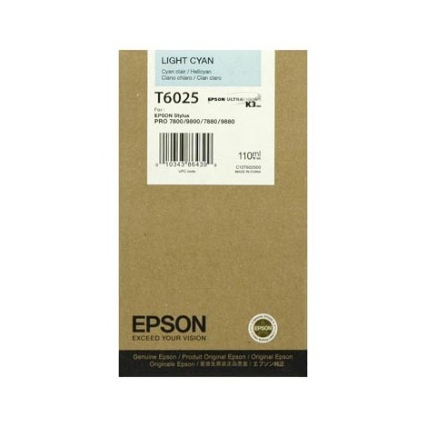 ORIGINAL EPSON T6025 (C13T602500) Photo Cyan