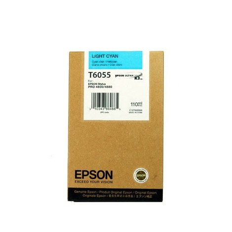 ORIGINAL EPSON T6055 (C13T605500) Cyan clair