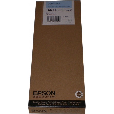 ORIGINAL EPSON T6065 (C13T606500) Cyan clair