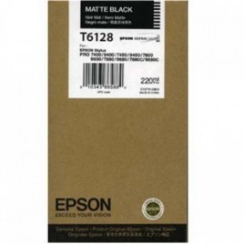 ORIGINAL EPSON T6128 Noire mat