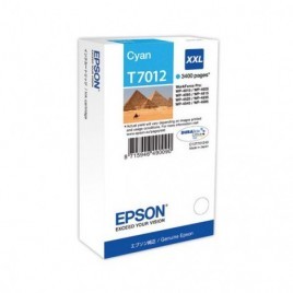 ORIGINAL EPSON T7012 XL Cyan - Pyramide - 35ml - 3400 pages