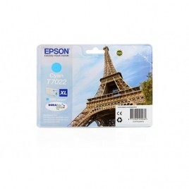ORIGINAL EPSON T7022 Cyan - Tour Eiffel - 21.3ml - 2000 pages