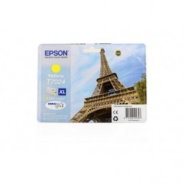 ORIGINAL EPSON T7024 Jaune - Tour Eiffel - 21.3ml - 2000 pages