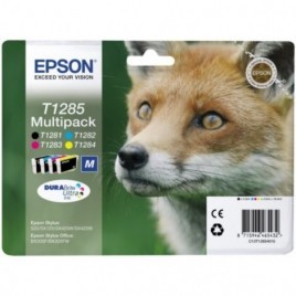 ORIGINAL EPSON T1285 Multipack - Renard - 1x 5.9ml + 3x 3.5ml - 170 + 175 + 140 + 225 pages