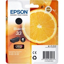 ORIGINAL EPSON T3331 Noir - Orange - 6.4ml - 250 pages