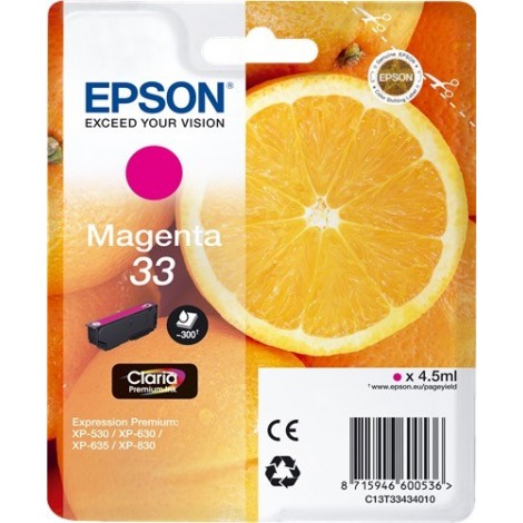 ORIGINAL EPSON T3343 Magenta - Orange - 4.5ml - 300 pages