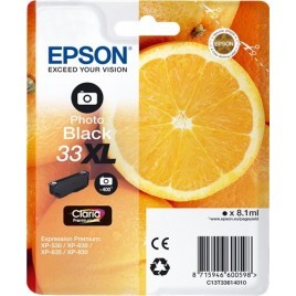 ORIGINAL EPSON T3361XL Noir photo - Orange - 8.1ml - 400 pages