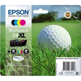 ORIGINAL EPSON T3476 XL Multipack - Balle de Golf - 16.3ml + 3x 10.8ml - 1.100 + 3x 950 pages