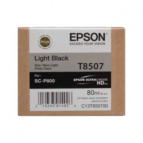 ORIGINAL EPSON T8507 Noir clair