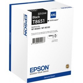 ORIGINAL EPSON T8651 Noir XXL - 221ml - 10.000 pages
