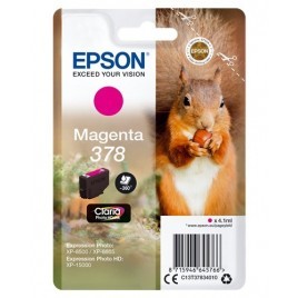 ORIGINAL EPSON 378 Magenta - C13T37834010 - Écureuil - 4.1ml - 360 pages