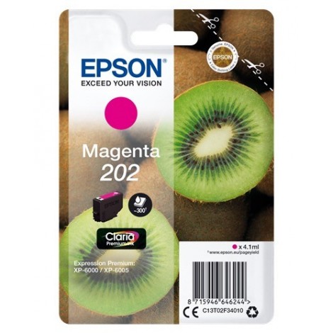 ORIGINAL EPSON 202 Magenta - C13T02F34010 - Kiwi - 4.1ml - 300 pages