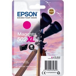 ORIGINAL EPSON 502XL Magenta - T02W34 - C13T02W34010 - Jumelles - 6.4ml - 470 pages