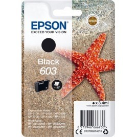 ORIGINAL EPSON 603 Noire - T03U1 - Etoile de mer - 3.4ml - 150 pages