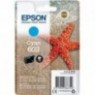 ORIGINAL EPSON 603 Cyan - T03U2 - Etoile de mer - 2.4ml - 130 pages