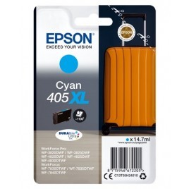 ORIGINAL EPSON 405 XL Cyan - T05H2 - Valise - 14.7ml - 1100 pages