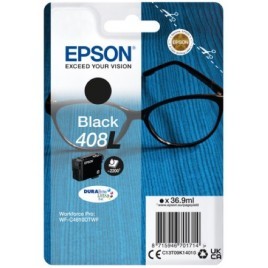 ORIGINAL EPSON 408L Noire - T09K1 - Lunettes - 36.9ml - 2200 pages