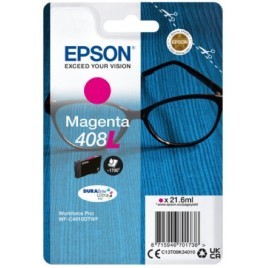 ORIGINAL EPSON 408L Magenta - T09K3 - Lunettes - 21.6ml - 1700 pages