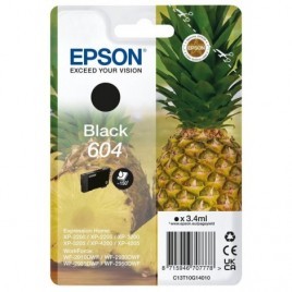 ORIGINAL EPSON 604 Noire - T10G1 - Ananas - 3.4ml - 150 pages