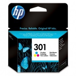 ORIGINAL HP 301 Couleurs CH562EE - 3ml - 165 pages