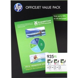 Pack ORIGINAL HP 935 XL Couleurs F6U78AE - 3x 9.5ml - 3x 825 pages