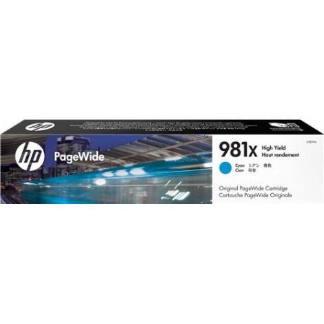 ORIGINAL HP 981X Cyan L0R09A - 10 000 pages