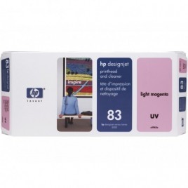 Tête d'impression ORIGINAL HP 83 Magenta Clair UV C4965A + dispositif de nettoyage