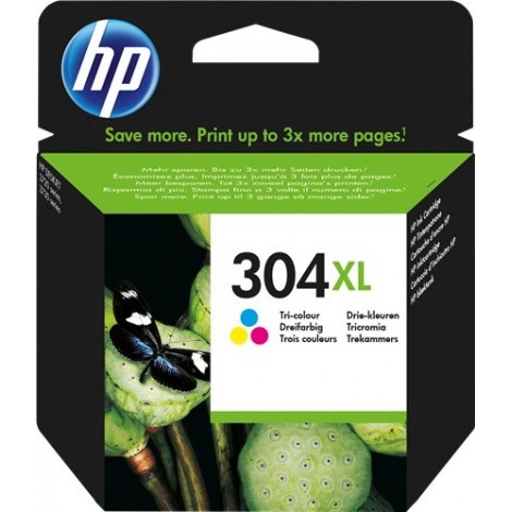 ORIGINAL HP 304 XL Couleurs N9K07AE - 7ml - 300 pages