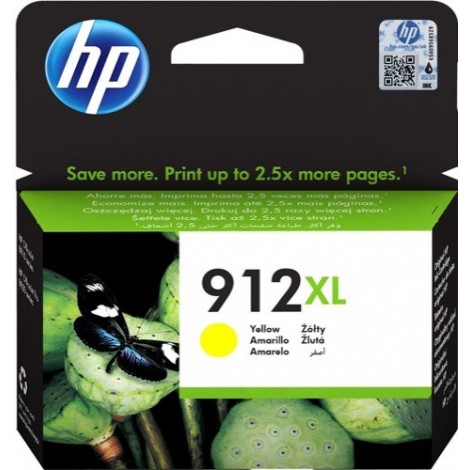 ORIGINAL HP 912XL Jaune 3YL83AE - 825 pages