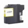 LC-22eY Jaune, Cartouche compatible BROTHER - 1200 pages