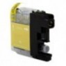 LC-123Y Jaune, Cartouche compatible BROTHER - 10ml