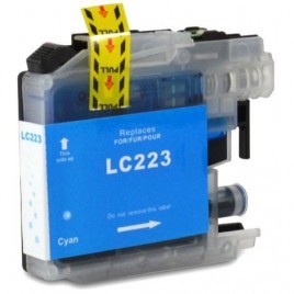 LC-223C Cyan, Cartouche compatible BROTHER - 9ml - 550 pages