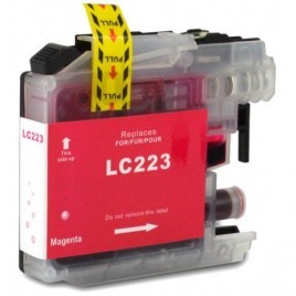 LC-223M Magenta, Cartouche compatible BROTHER - 9ml - 550 pages