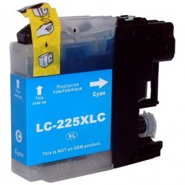 LC-225XL C Cyan, Cartouche compatible BROTHER - 15ml - 1200 pages