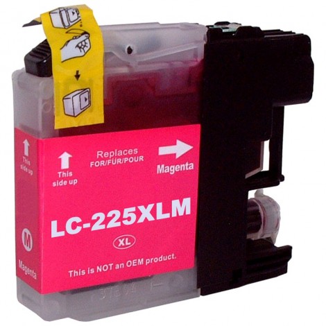 LC-225XL M Magenta, Cartouche compatible BROTHER - 15ml - 1200 pages