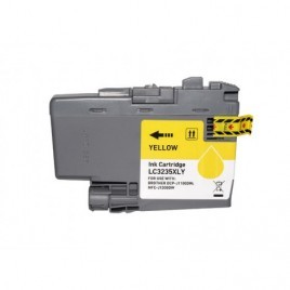 LC-3235XL Jaune, Cartouche compatible BROTHER - 5000 pages