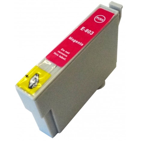 T0803 Magenta, Cartouche compatible EPSON - 7.4ml - 460 pages