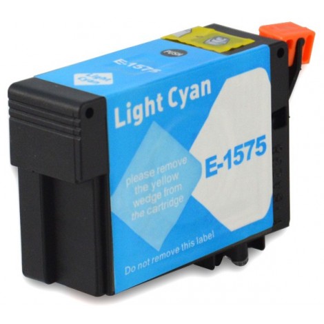 T1575 Cyan Clair, Cartouche compatible EPSON - 30ml