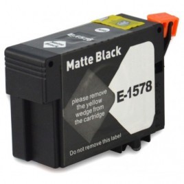 T1578 Noire mat, Cartouche compatible EPSON - 30ml