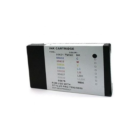 T5678 Noire mat, Cartouche compatible EPSON - 220ml