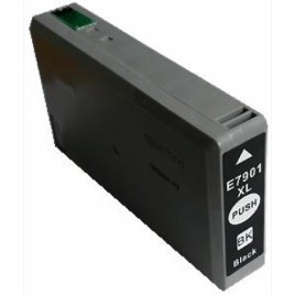 T7901 XL Noir, Cartouche compatible EPSON - 41.8ml - 2 600 pages