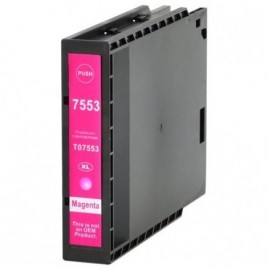 T7553 XL Magenta, Cartouche compatible EPSON - 39ml - 4.000 pages