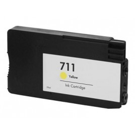 711 XL Jaune CZ132A, Cartouche compatible HP - 29ml