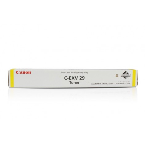 ORIGINAL CANON C-EXV29 Jaune - 2802B002 - 27 000 pages