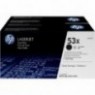 TWINPACK ORIGINAL HP Q7553XD Noire - 2 X 7 000 pages